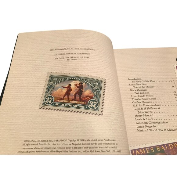 The 2004 Commemorative Stamp Yearbook United States Postal Service - Book Only - Picture 5 of 12